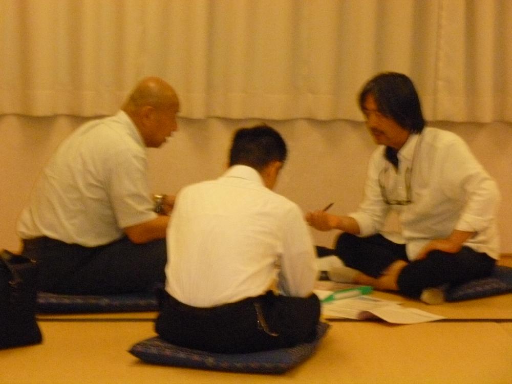 昨年度、第四講座での打合せの模様